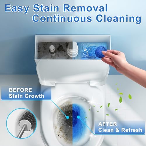 Msvvko Toilet Cleaner Tablets 40 Pcs Septic Safe