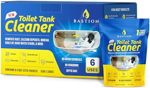 Bastion Toilet Tank Cleaner - 6 x 8oz Single Use Packets