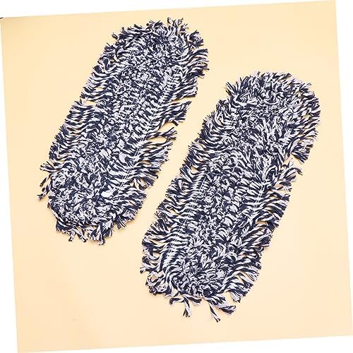 2Pcs Push Mop Cloth - Durable Reusable Machine Washable Floor Cleaning Replacement