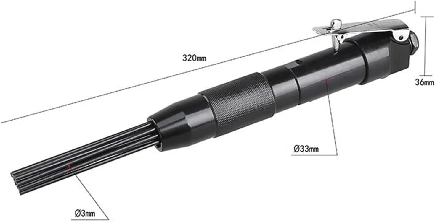 KGKGK Pneumatic Rust Remover 4000RPM 12 Pin Tool