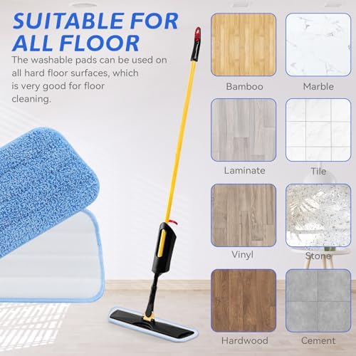 BeiLan Replacement Microfiber Mop Pad 10 Pack 18 17