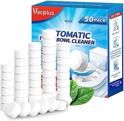 Vacplus Toilet Bowl Cleaner Tablets 50 Pack