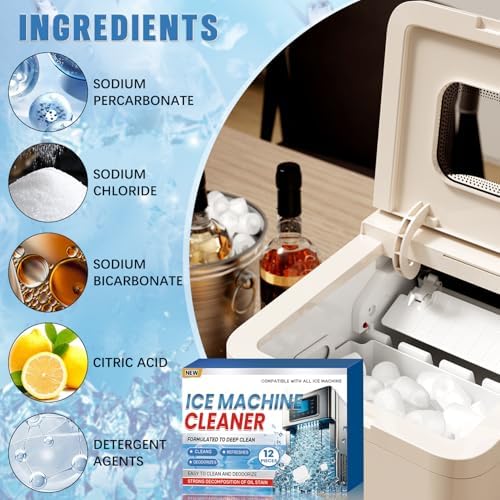EHENiZ Ice Maker Descaler Cleaner Tablets 12 Pack