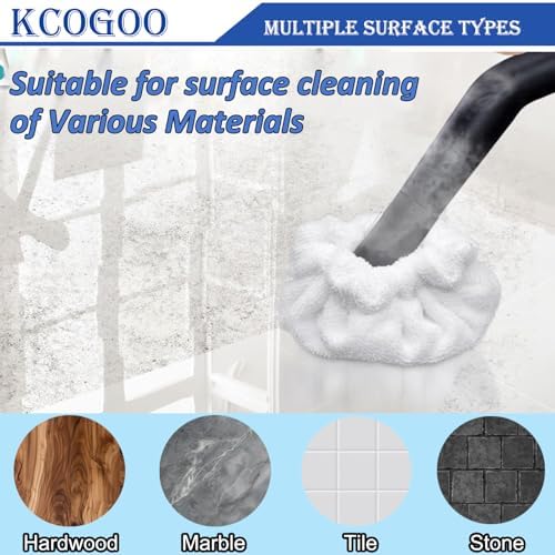 Small Microfiber Triangular Bonnet for Dupray Steam Mop - 8 Pack