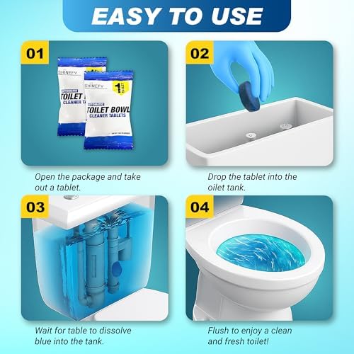 Shinefy Automatic Toilet Cleaner Tablets - 20 Tabs