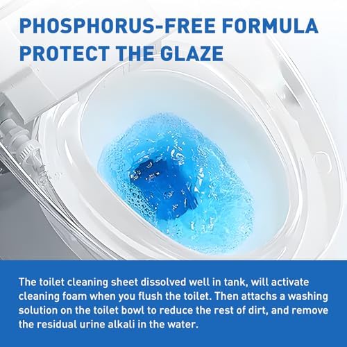 YUCO Toilet Cleaner Sheets 60 Washes No Splashes Fresh Scent