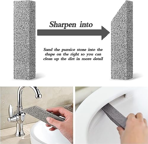 Lenicany 12Pack Pumice Stones for Toilet Cleaning