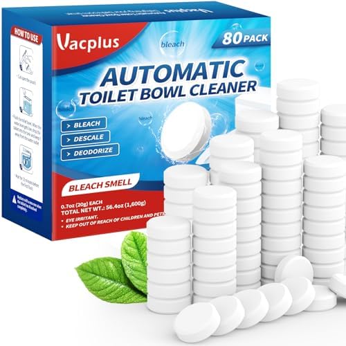 Vacplus Toilet Cleaner Tablets 80 Pack