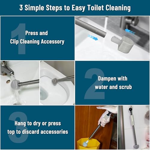 YINGMORE Pumice Stone Toilet Cleaner with Long Handle
