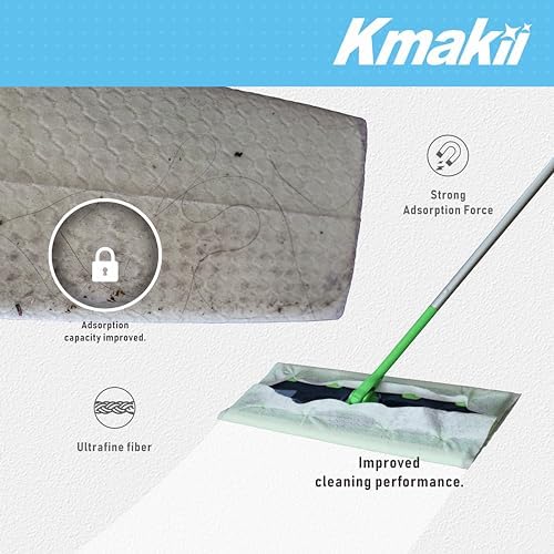 KMAKII X-Large Dry Sweeping Cloths 100 Pcs Pack