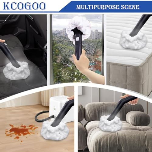 Small Microfiber Triangular Bonnet for Dupray Steam Mop - 8 Pack