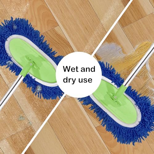 Reusable Microfiber Mop Pads 4 Pack - Blue