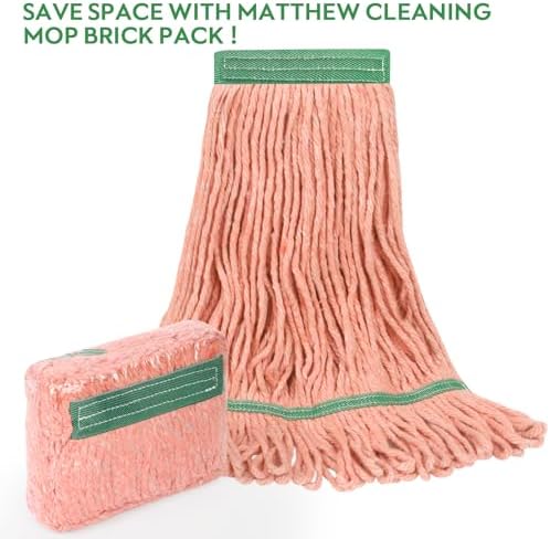 L Luke Supply Matthew Heavy Duty Mop Head Replacement - Pack of 3