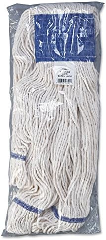Boardwalk BWK504WH 5 in Super Loop Wet Mop Head - X-Large White