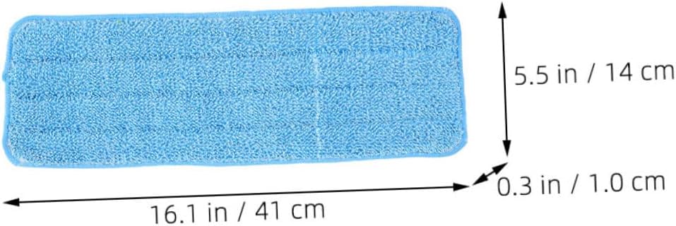 4Pcs Flat Mop Pads for Wet Dry Floor Cleaning