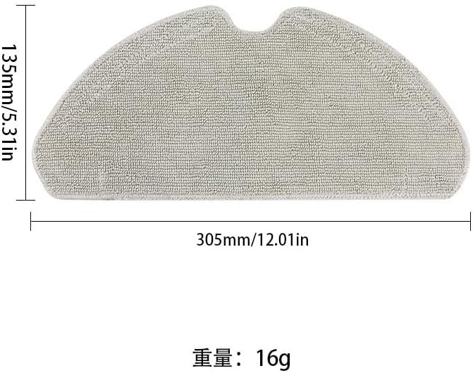 Marebm Mop Cloth for Dreame D10S 8pcs Replacement Mop Heads