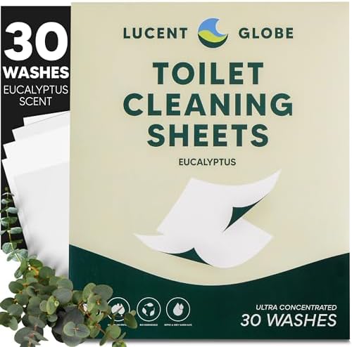 Lucent Globe Toilet Cleaning Sheets - Fresh Eucalyptus