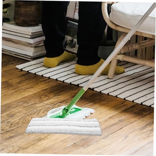 3Pcs Striped Self-Adhesive Mop Pads for Flat Mops