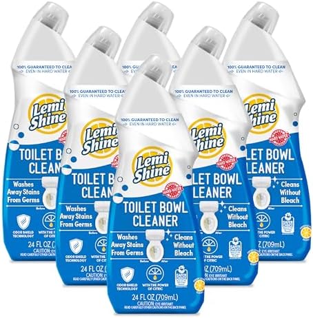Lemi Shine Toilet Bowl Cleaner Bleach-Free 6 Pack