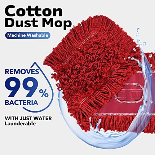 L Luke Supply Matthew 36 Dust Mop Refill 3 Pack Red