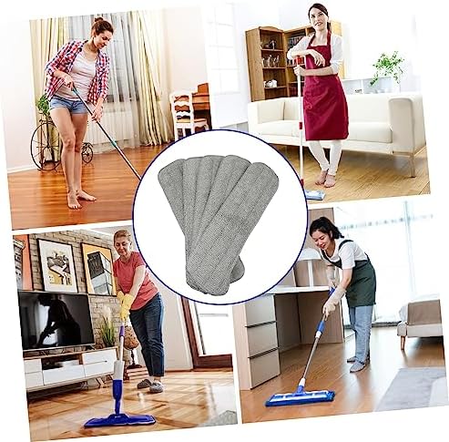 Ipetboom 5pcs Microfiber Mop Pads Reusable Floor Cleaning Heads 1