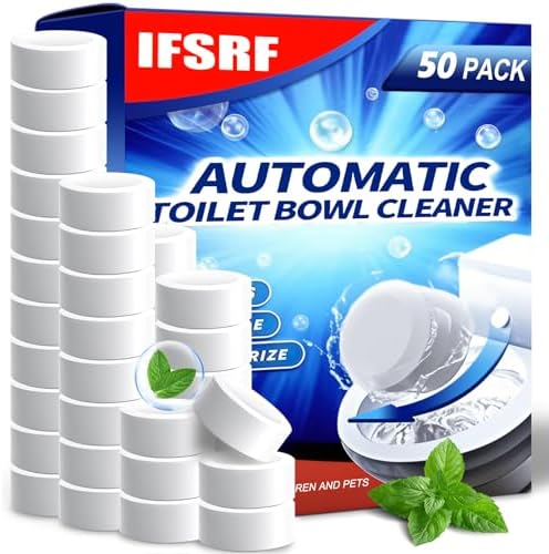 IFSRF Automatic Toilet Cleaner Tablets 50 Pack - Blue