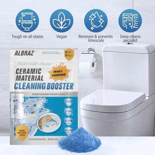 ALBRAZ Splash Foam Toilet Cleaner - Automatic Deep Clean
