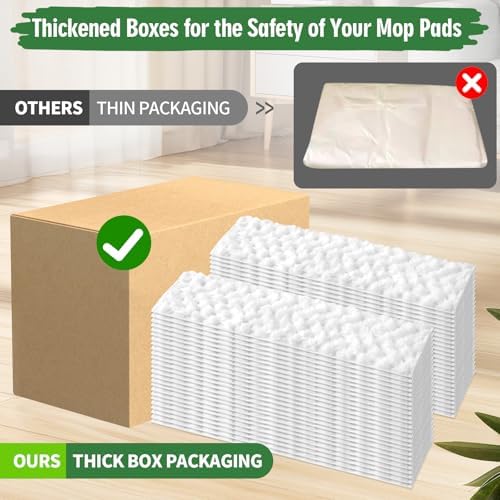 Senowi Heavy Duty Dry Cloths for Swiffer XL Mop 50 Count