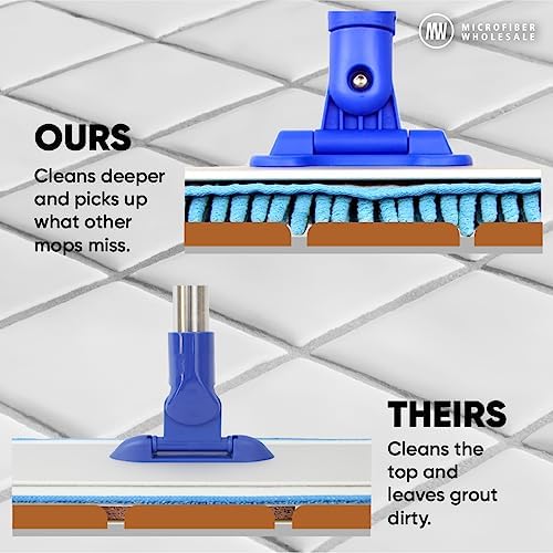18 Microfiber Mop Pads - 2 Pack Reusable Replacement Heads
