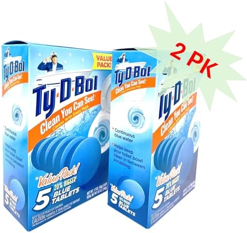 GOV Ty D BOL Toilet Cleaning Tablets Blue Spruce Scent 10 Tabs