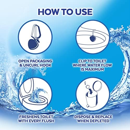 Lysol Automatic Toilet Cleaner 8 Weeks Supply Ocean Fresh Scent