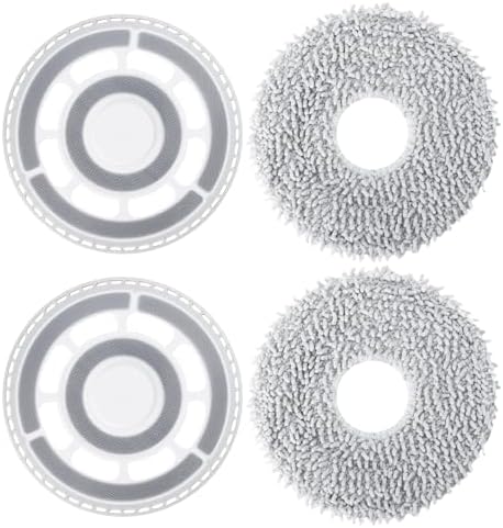Fixbetter Replacement Mop Pads with Holder for Roborock Models