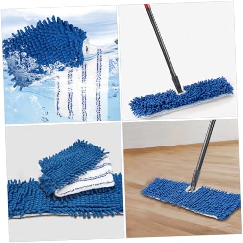 2Pcs Chenille Mop Replacement Pads Reusable