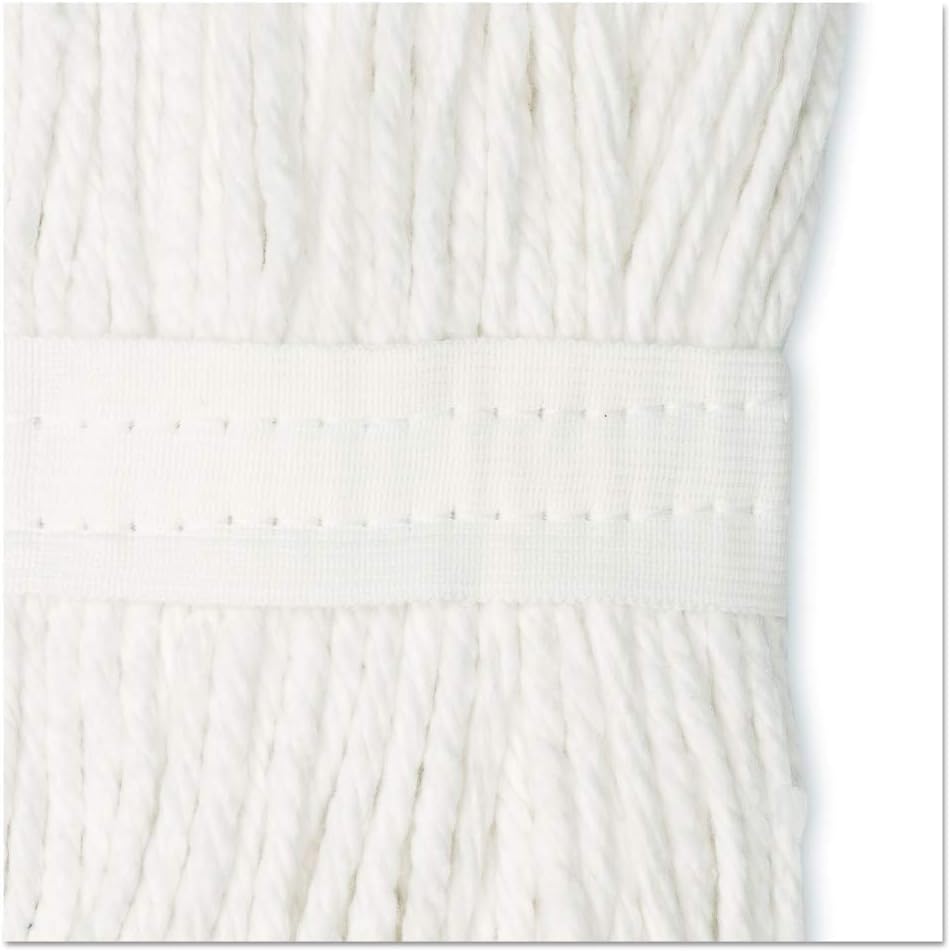 Boardwalk 2024CCT Cut-End Wet Mop Head Cotton White 12Carton