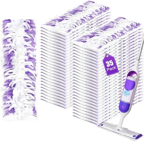 35 Pack AntePow Disposable Refills for Swiffer Power Mop