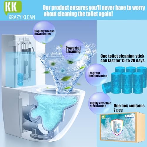 Krazy Klean Toilet Cleaner 7Pcs Set