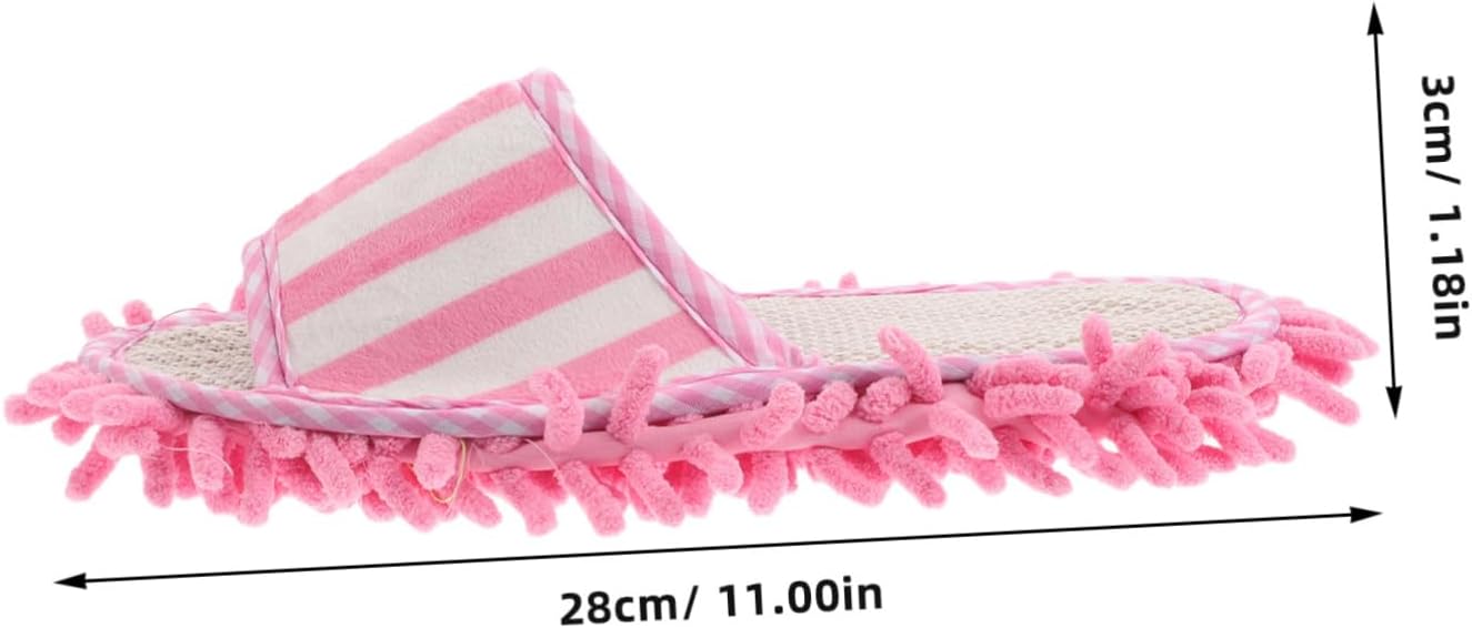 1 Pair Minkissy Mop Slippers for Women