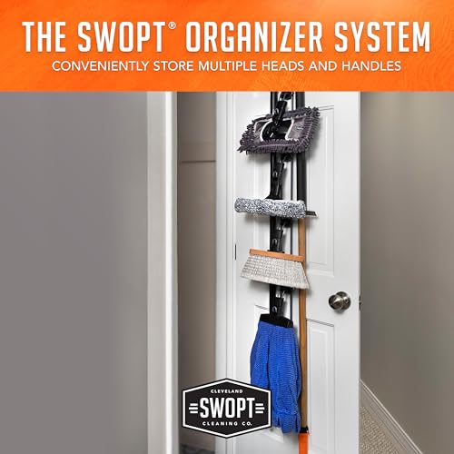 SWOPT Microfiber Wet Mop with Interchangeable Handle