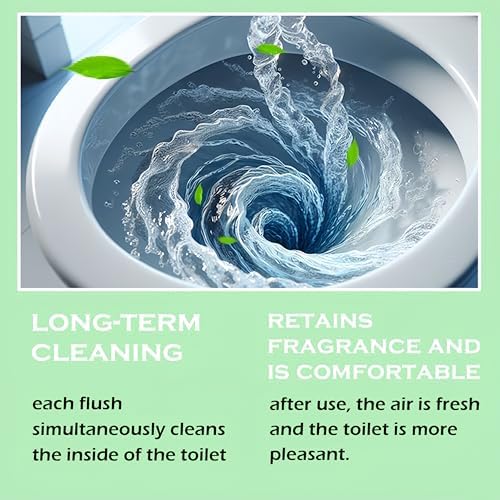 Automatic Toilet Bowl Cleaner with Fresh Scent and Long-Lasting Power