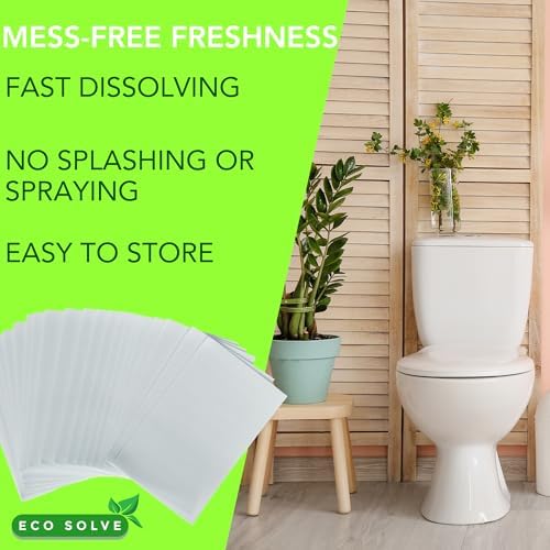 Eco Solve Toilet Bowl Cleaner Strips 60 Count