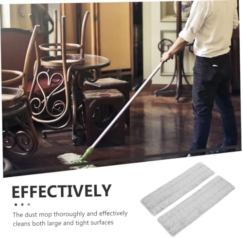 CALLARON Reusable Mop Pads 2 Pcs for Home Office Cleaning