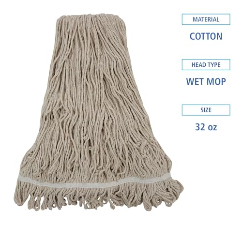 Boardwalk Mop Head Replacement 32 Oz White