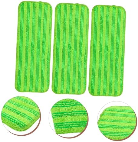 3PCS Microfiber Mop Pads for Hardwood Tile Cleaning