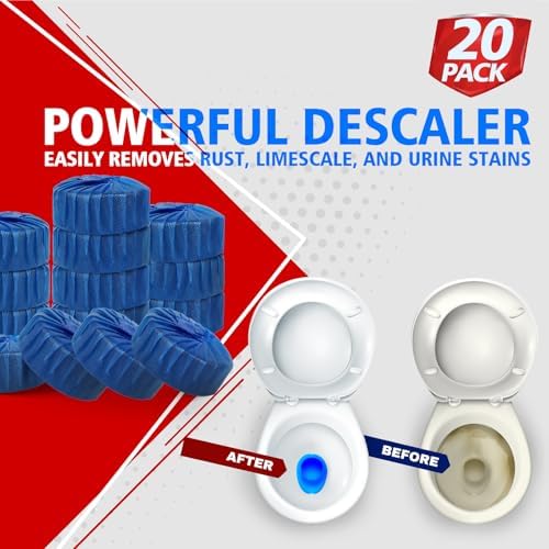 USKICH Toilet Bowl Cleaner Tablets 20 Pack 1