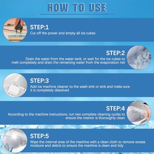 EHENiZ Ice Maker Descaler Cleaner Tablets 12 Pack