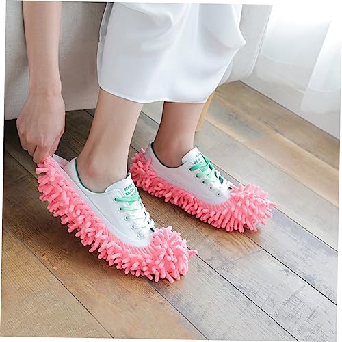 Minkissy 6pcs Microfiber Cleaning Mop Slippers