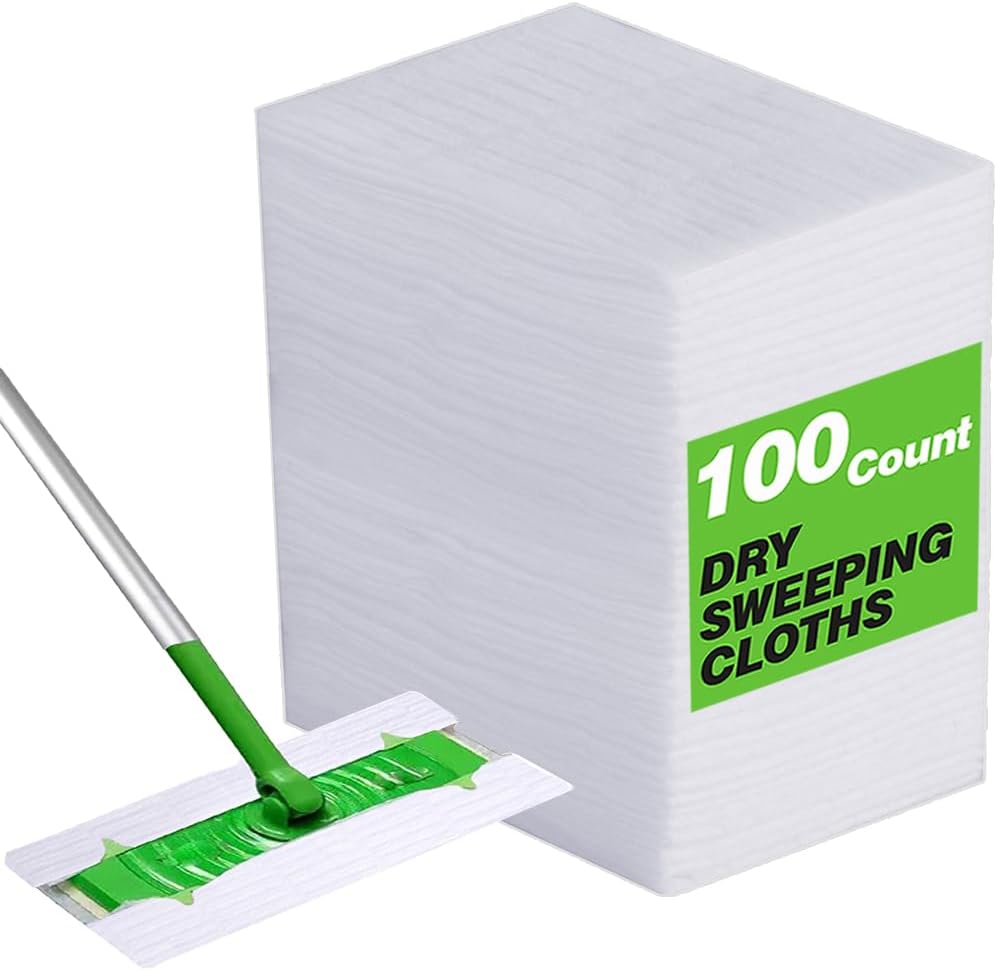 TETEPV Dry Sweeping Cloths for Swiffer 100 Count 1
