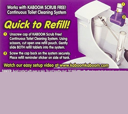 Kaboom Scrub Free Toilet Refill Tablets 2 Pouches
