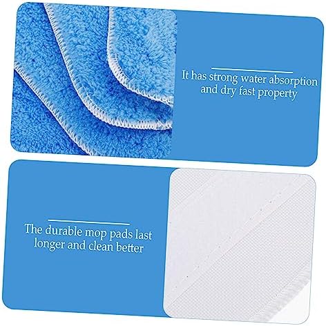 4pcs Reusable Washable Mop Pads for Hard Floors