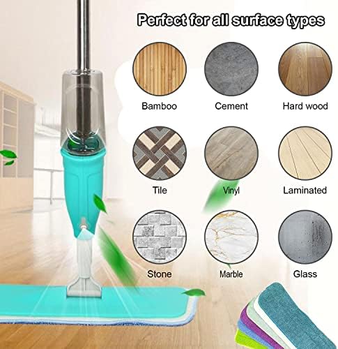 Replacement Microfiber Mop Heads Set of 4